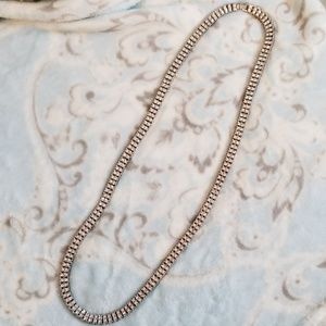 Long Rhinestone Necklace
